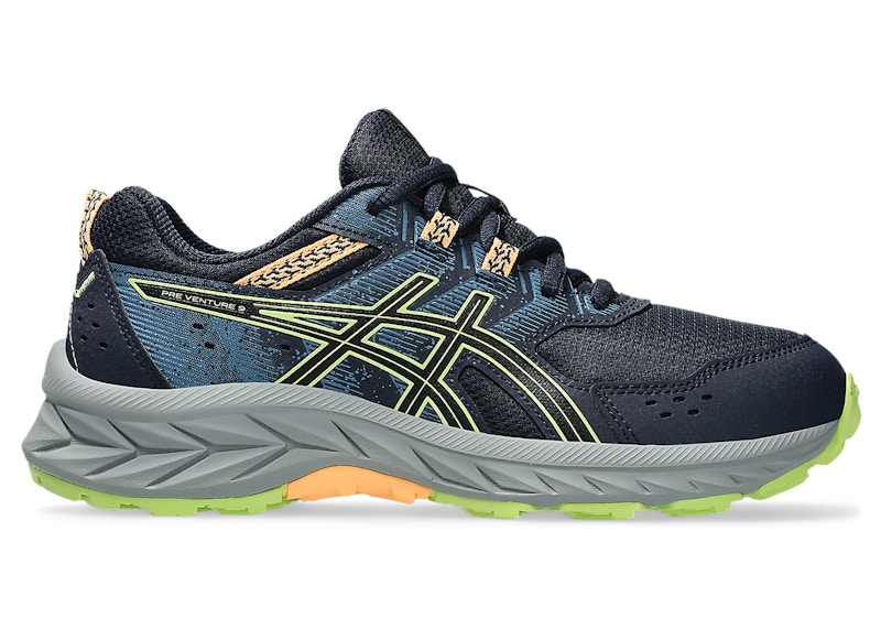 ASICS Gel-Venture 9 Midnight Lime Green (GS)