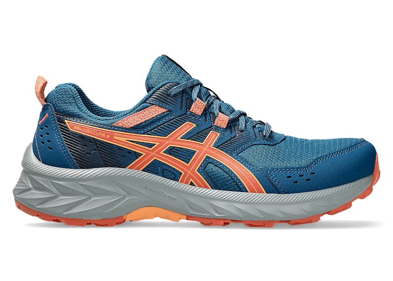 Pre-owned Asics Gelventure 9 (women's) Sneakers In Rich Navy Blue/desert Red In Multi