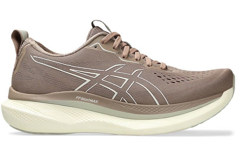 Pre-owned Asics Men's  Glideride Max Sneakers In Taupe Grey/birch In Gray