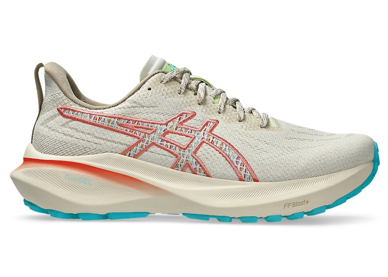 Pre-owned Asics Gt2000 13 Tr (women's) Sneakers In Nature Bathing/guava
