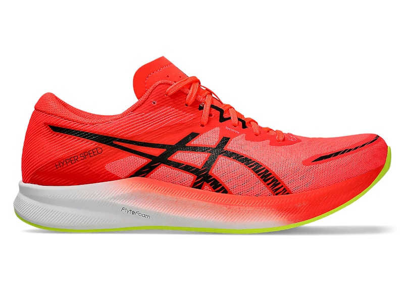Pre-owned Asics Men's  Hyper Speed 3 Sneakers In Sunrise Red/black