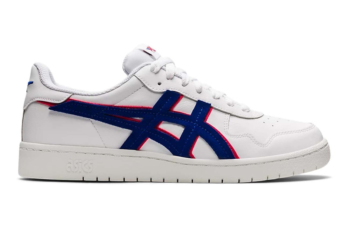 Click to view more detailed imagery on our partner's website Pre-owned Asics Japan S White Monaco Blue Red In White/monaco Blue/red