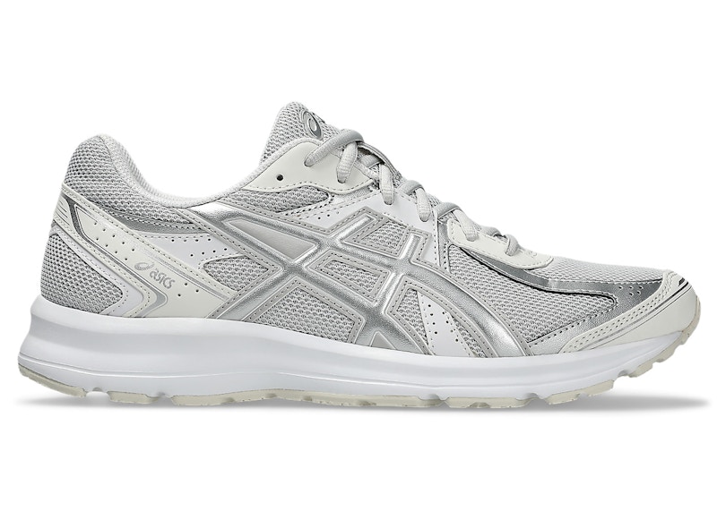 Pre-owned Asics Men's  Jog 100s Sneakers In Cloud Grey/pure Silver