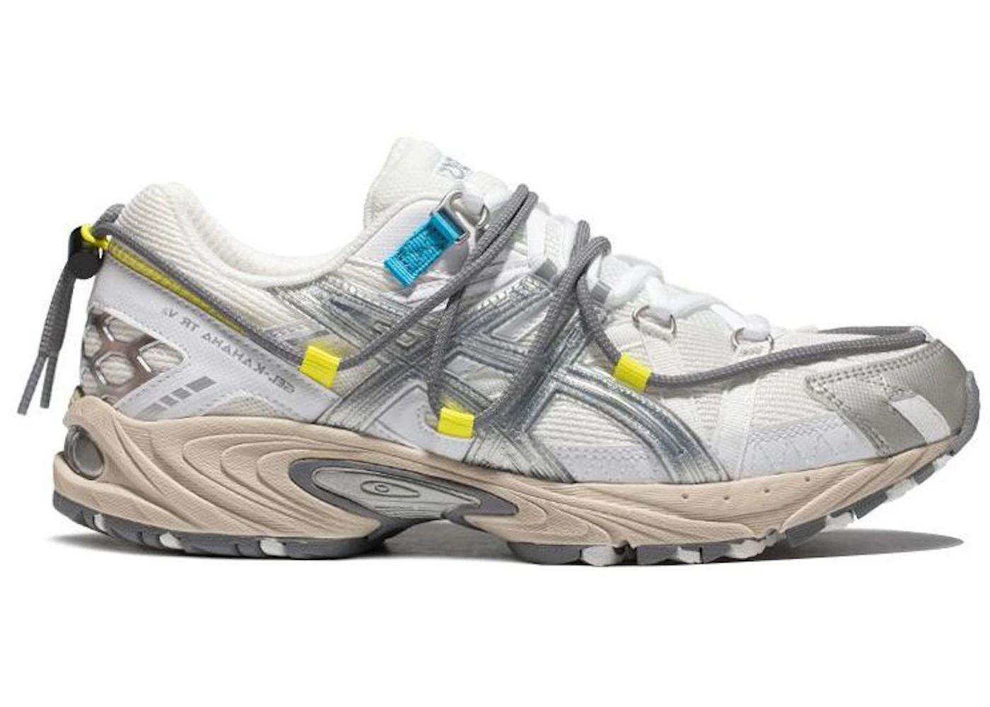 ASICS Kahana TR V2 White Grey Yellow Men's 1203A259-100 US