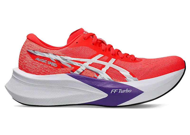 ASICS Magic Speed 4 Flash Red White (Women's) - 1012B676-600