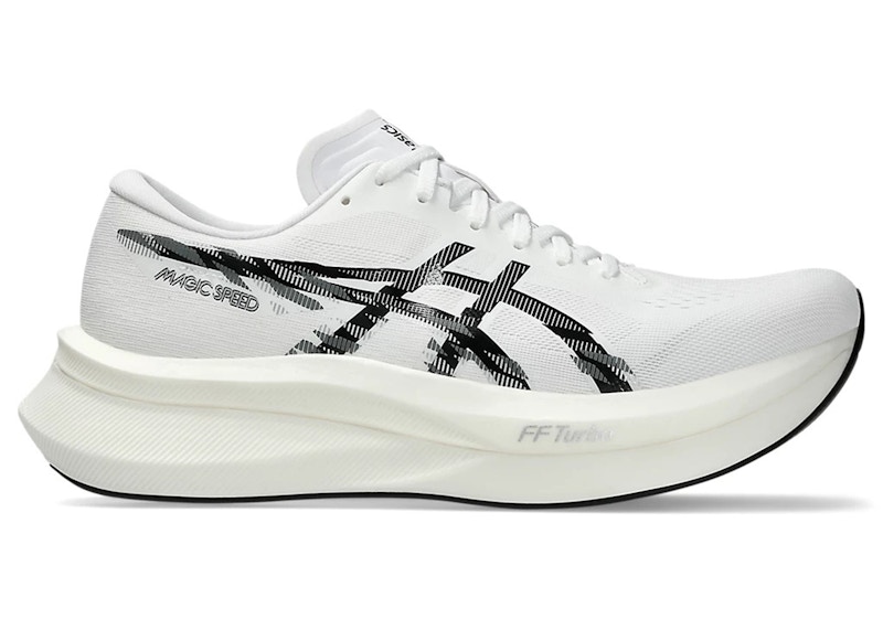 Pre-owned Asics Men's Magic Speed 4 Sneakers In White/black