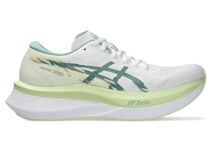 最新の激安 White 4 Speed Magic ASICS Celadon US - 1012B676-100 - (Women's) ウォーキング・ランニングウェア