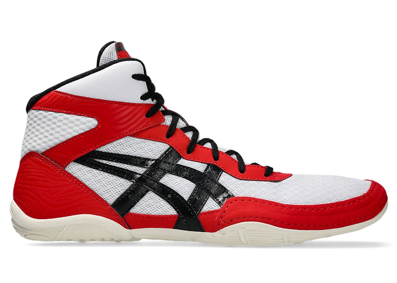 Pre-owned Asics Men's  Matflex 7 Sneakers In Classic Red/black In Multi