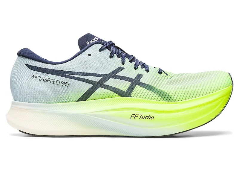 陸上競技用具 ASICS SPEED SKY+ 26.5 ASICS Metaspeed Sky+ Hazard Green Sky Men's - 1013A115-301 - US