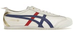 ASICS Mexico 66 Bianco Blu Rosso Oro Metallizzato