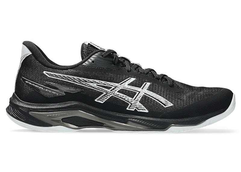 【返品?交換対象商品】 FF Ballistic Netburner ASICS 4 1051A088 - Men's White Black シューズ