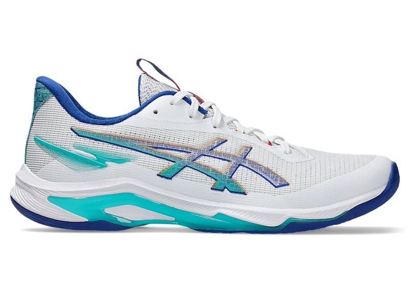 ASICS Netburner Ballistic FF 4 White Asics Blue