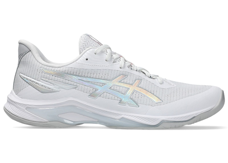 ASICS Netburner Ballistic FF 4 White Pure Silver