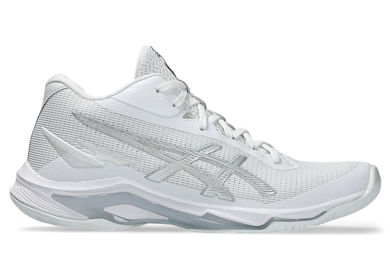 古着人気アイテム ASICS (Women's Silver Pure White 4 MT FF Ballistic Netburner シューズ