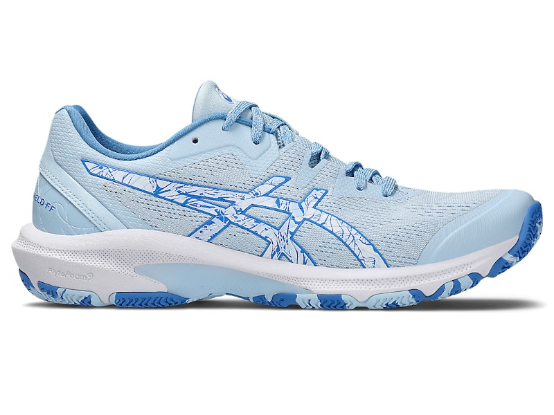 ASICS Netburner Shield FF Hellblau Weiß (Damen)