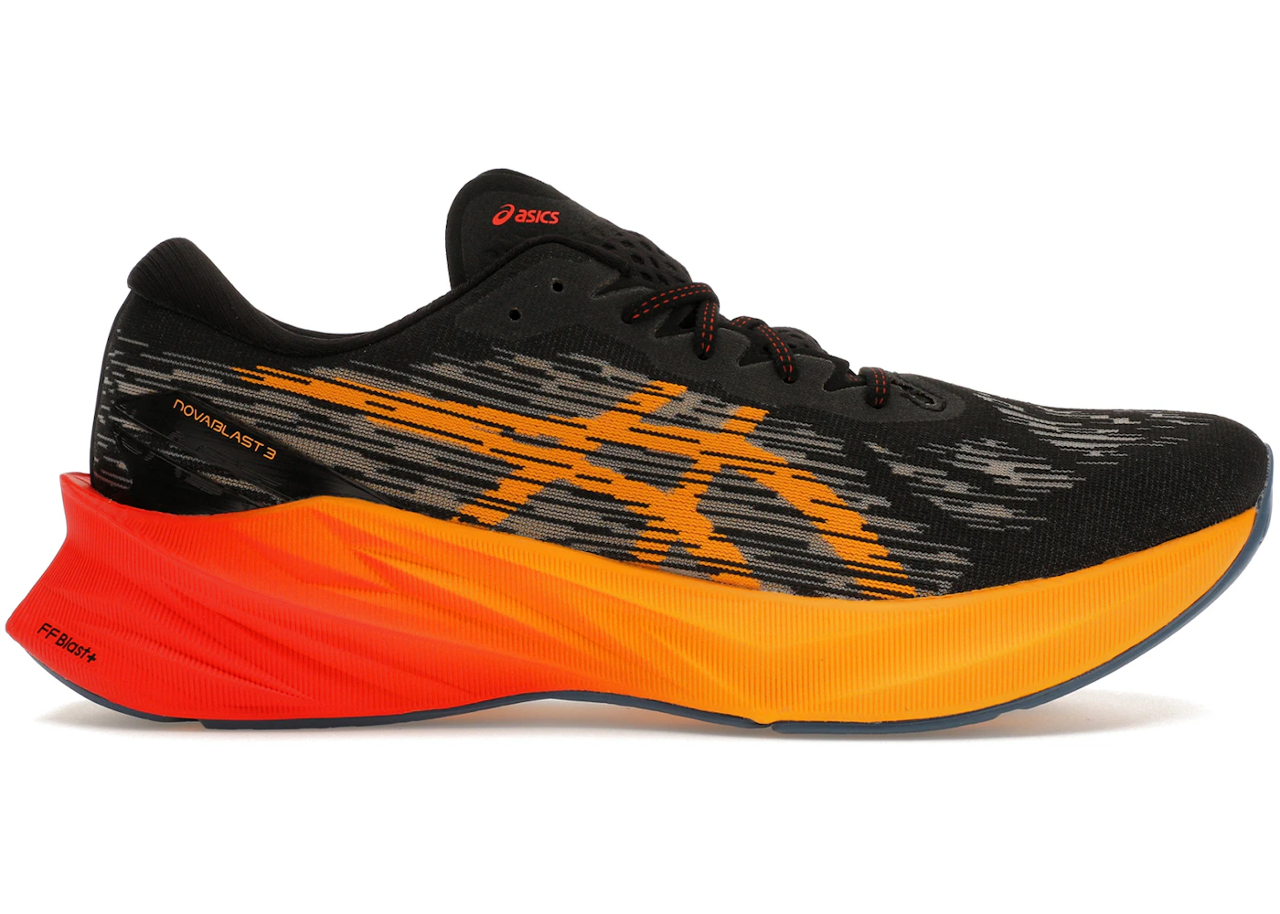 ASICS Novablast Black Amber Men's 1011B458-001 US - Main Image