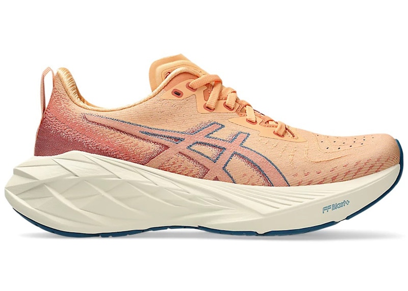 Pre-owned Asics Novablast 4 (women's) Sneakers In Faded Orange/deep Red
