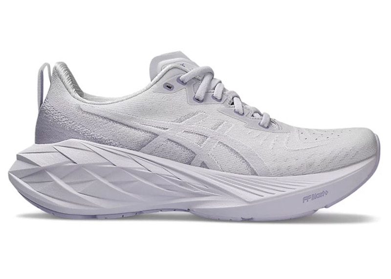Pre-owned Asics Novablast 4 (women's) Sneakers In Lilac Hint/faded Ash Rock In Purple