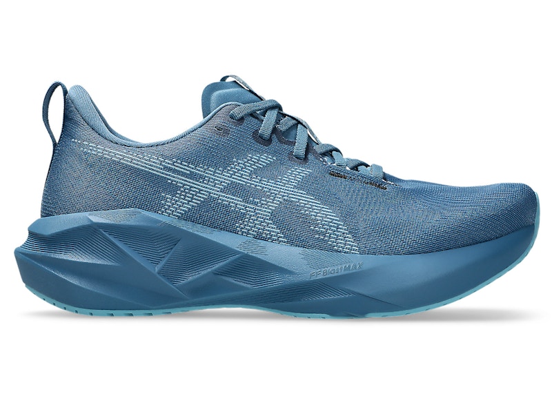 アシックスasics NOVABLAST5ブルー25.5 wide3E ASICS Novablast 5 Winter Sea Stillwater Men's - 1011B974-405