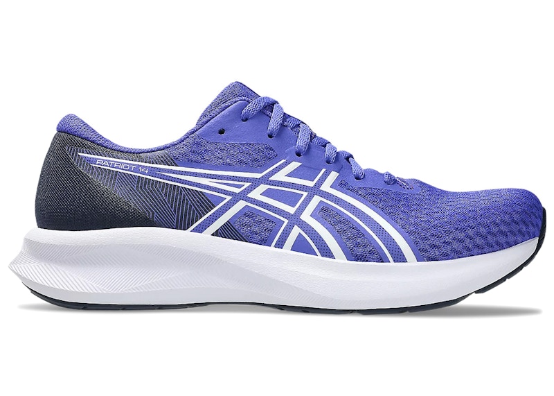 Men's ASICS Patriot 14 Sneakers in Cobalt Blue Burst/White