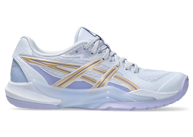 Pre-owned Asics Powerbreak Ff (women's) Sneakers In Blue Fade/champagne