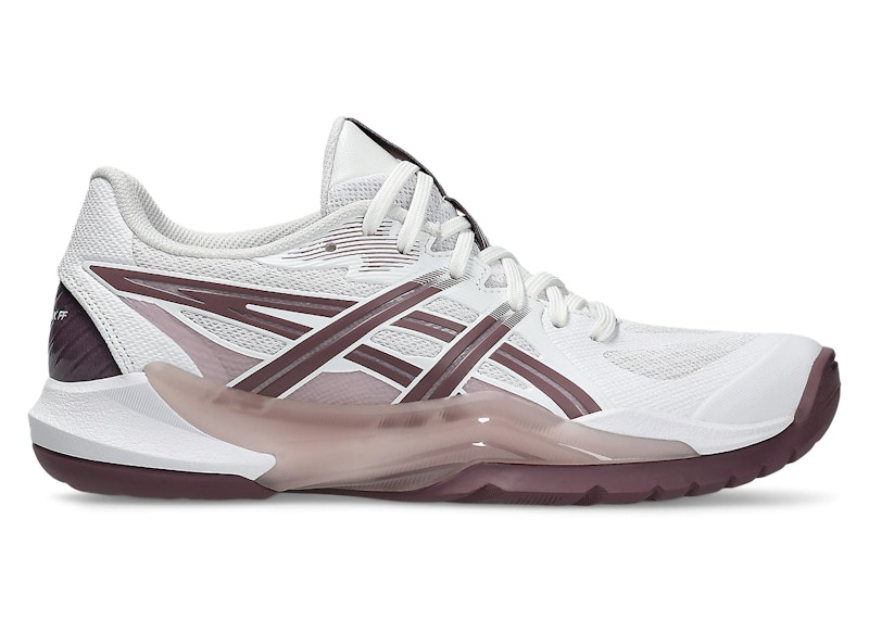 Pre-owned Asics Powerbreak Ff (women's) Sneakers In White/dusty Mauve