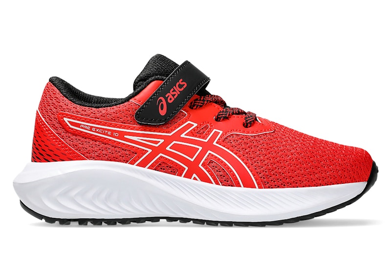 Pre-owned Asics Pre Excite 10 Sneakers In Fiery Red/white