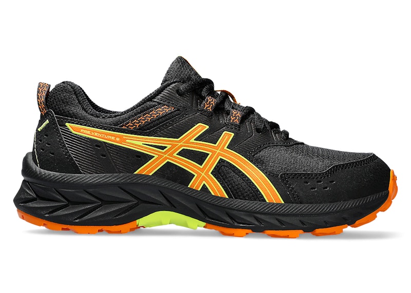 ASICS Pre Venture 9 Black Bright Orange (GS)