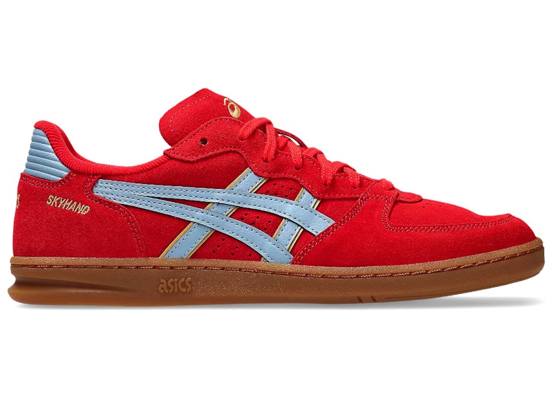 ASICS Skyhand OG Electric Red Harbor Blue