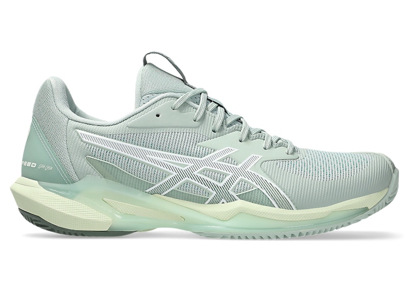 Pre-owned Asics Solution Speed Ff 3 Clay (women's) Sneakers In Lichen Rock/white In Multi