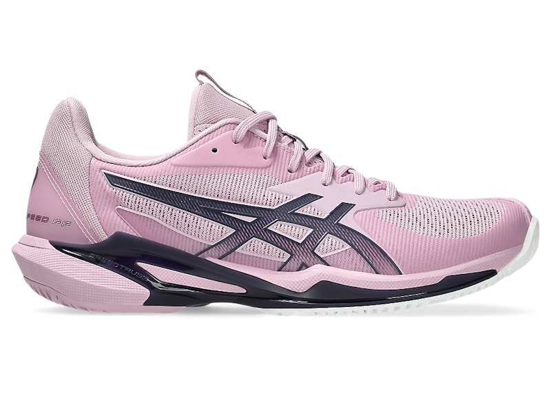Pre-owned Asics Solution Speed Ff 3 (women's) Sneakers In Light Ube/indigo Fog