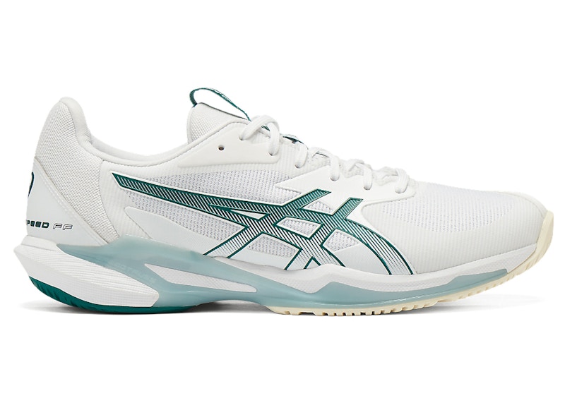 ASICS Solution Speed FF 3 White Pitch Green