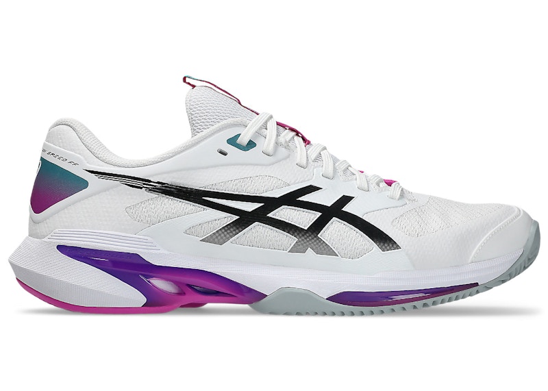 ASICS Solution Speed FF 4 Clay White Digital Sakura