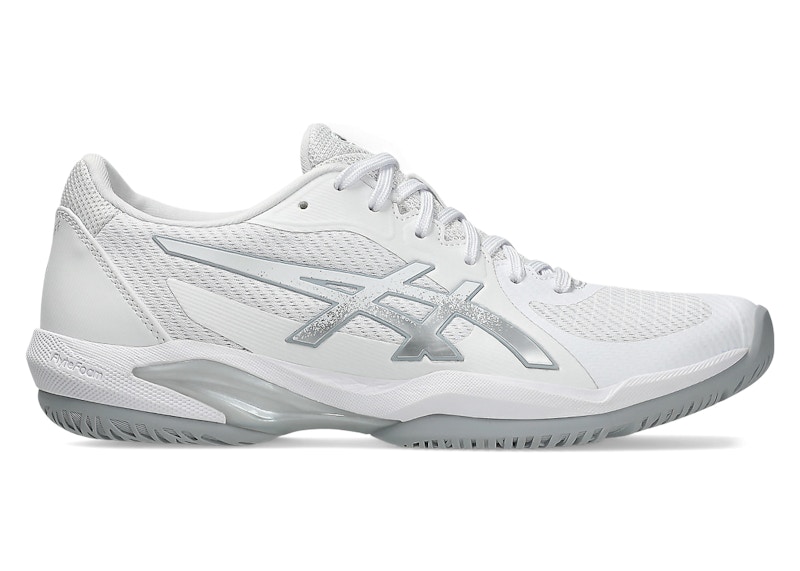 Pre-owned Asics Solution Swift Ff 2 (women's) Sneakers In White/pure Silver