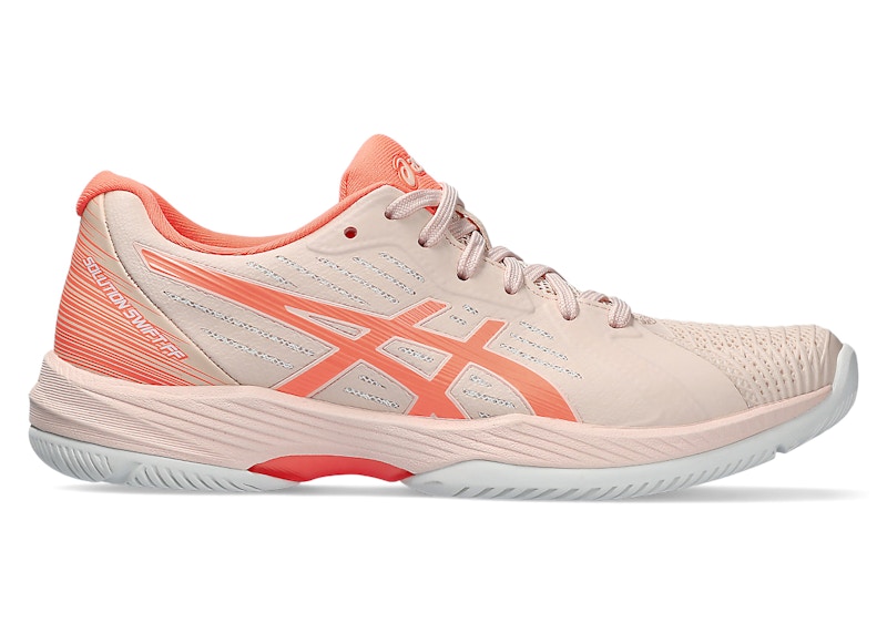 Pre-owned Asics Solution Swift Ff (women's) Sneakers In Pearl Pink/sun Coral