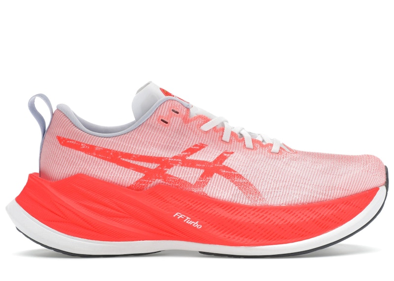 Pre-owned Asics Men's Superblast Sneakers In White/sunrise Red