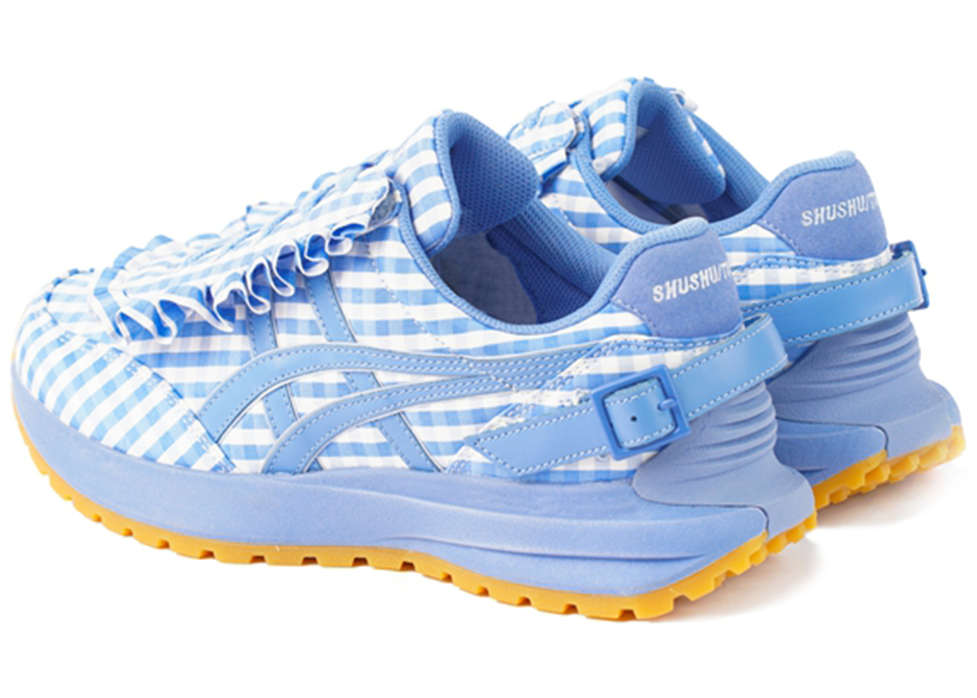 特注生産 shushutong × asics チェックスニーカー 37 - 靴