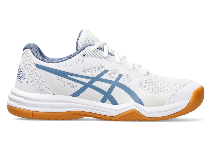 Pre-owned Asics Upcourt 5 Sneakers In White/denim Blue In Multi