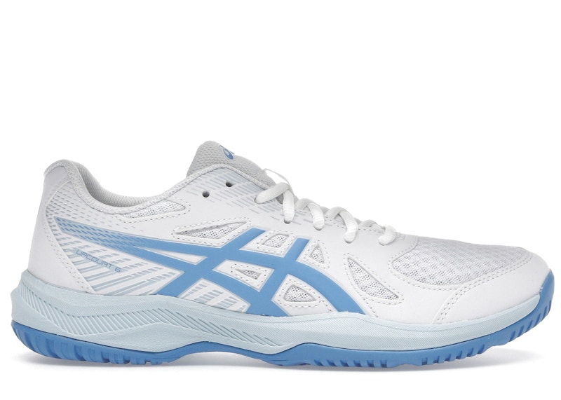 Pre-owned Asics Upcourt 6 (women's) Sneakers In White/blue Coast In Multi