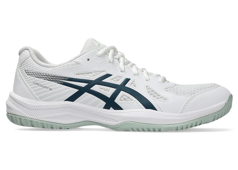 ASICS Upcourt 6 White Tranquil Teal