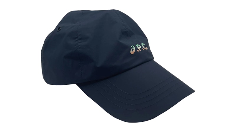 Pre-owned Asics X Apc Charlie Baseball Cap In Dark Navy Blue