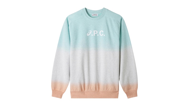Pre-owned Asics Men's  X Apc Lake Dip Dye Sweatshirt