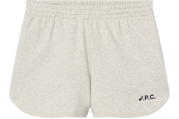 Pantaloncini da pioggia ASICS x APC grigio melange pallido