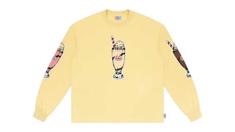ASICS x VTP Milk Shake L/S Tee Yellow