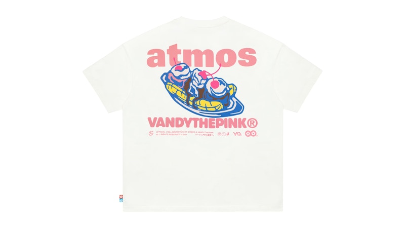 Pre-owned Asics Men's X Vtp X Atmos Banana Split Tee Shirt In White