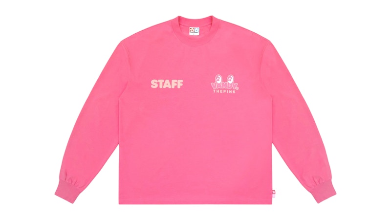 Pre-owned Asics Men's X Vtp X Atmos Staff Long Sleeve Tee Shirt In Pink