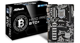 ASRock H110 Pro BTC+ 13GPU Mining Motherboard Cryptocurrency (H110 Pro BTC+)
