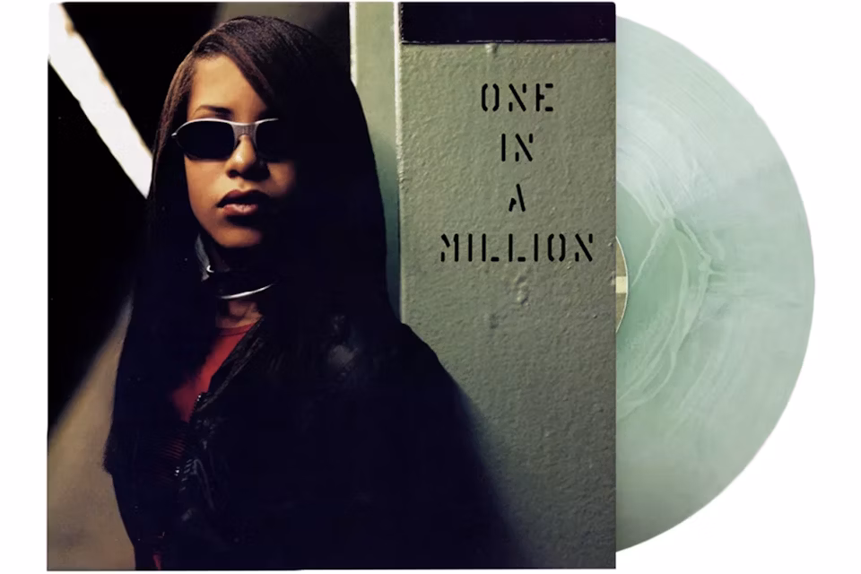 Aaliyah One In A Million 2XLP Vinyl Coke Bottle Green/Bone Galaxy