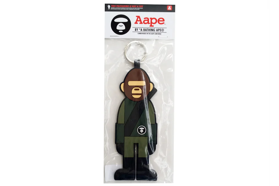 BAPE By A Bathing Ape Alfa Soldier Keychain Multi