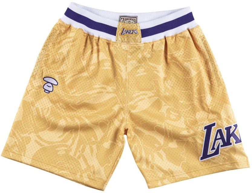Bape x Mitchell & Ness Los Angeles Lakers Jersey Purple